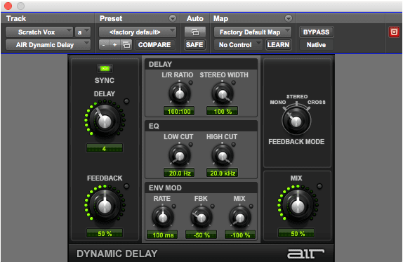 AIR Dynamic Delay