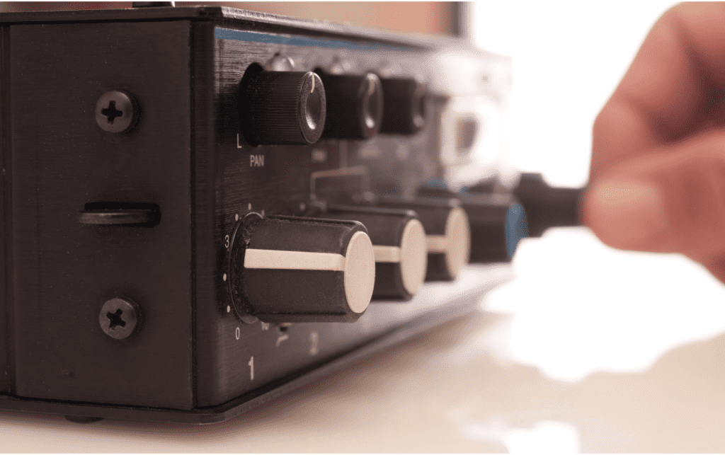basic audio mixer