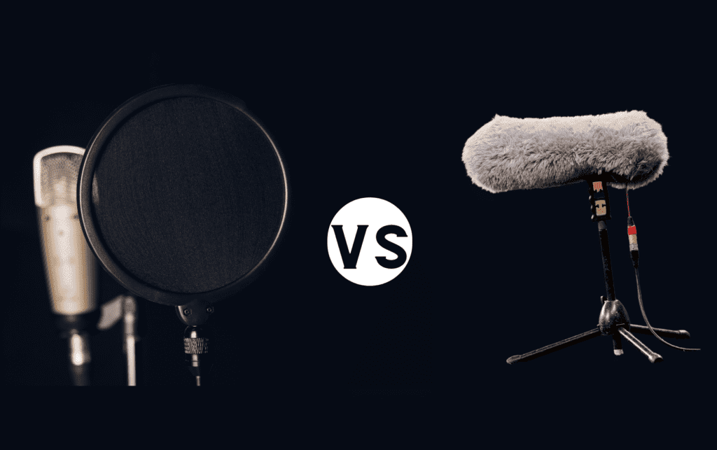 windshield vs pop filter