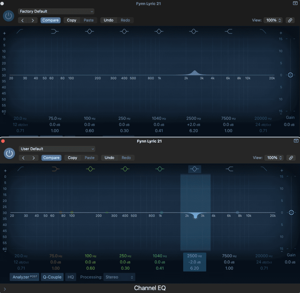 C12 masking EQ