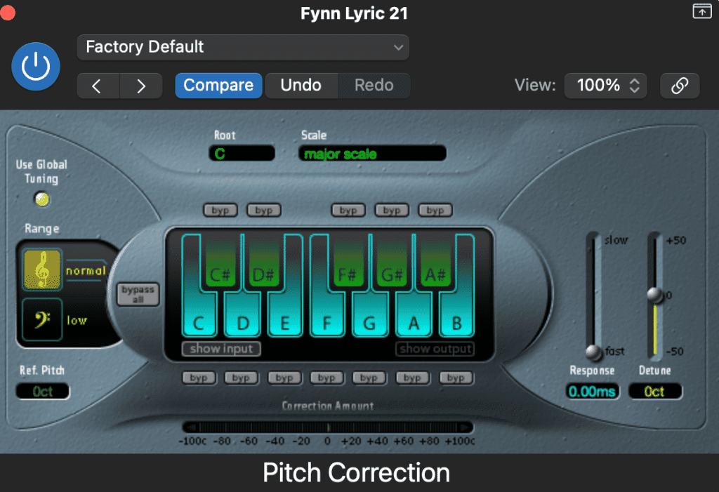 C6 pitch corrector